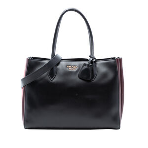 Pre-Loved Prada City Calf Bibliotheque Satchel